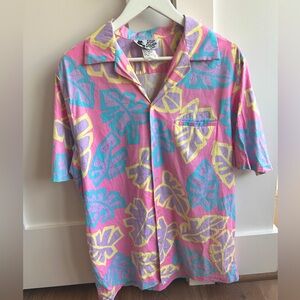 Hilo Hattie Hawaii Vintage Aloha Shirt size Large